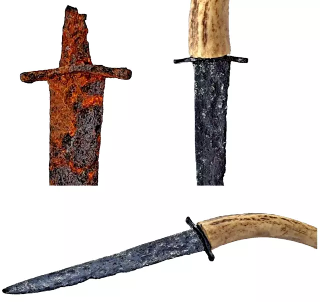 Rare Post Medieval English Tudor Era Steel 9ife – Detected, Conserved & Restored