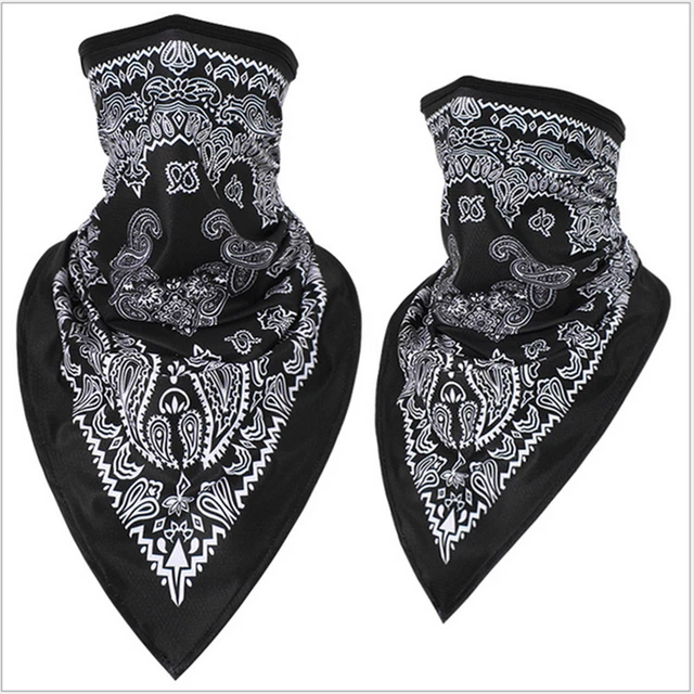 UV Protection Face Mask Neck Gaiter Triangle Scarf Breathable Bandana Balaclava