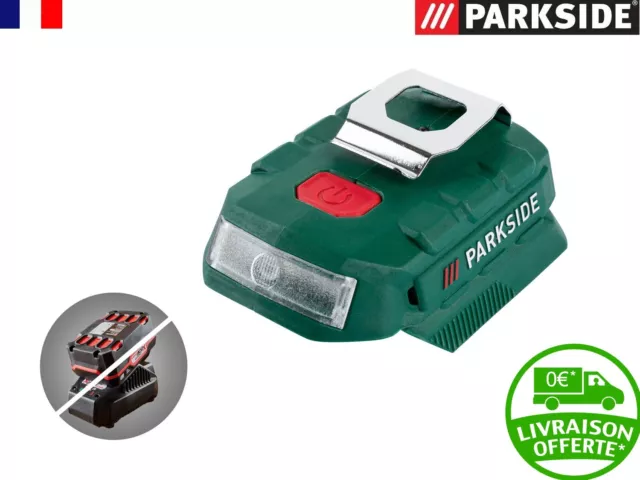 PARKSIDE® ADAPTATEUR POUR batterie 20 V powerbank LED chargeur