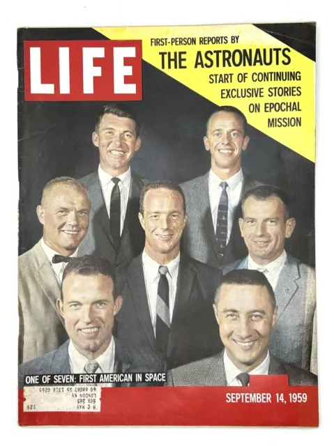 Life Magazine September 14, 1959- The Astronauts Epochal Mission, Vol 47, No. 11