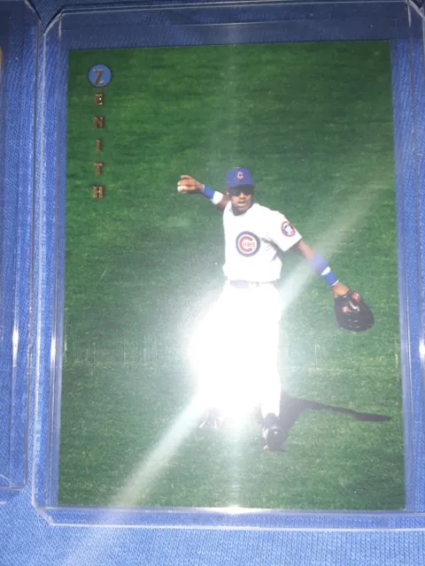 1997 Pinnacle Zenith Baseball Sammy Sosa Card #16 CUBS FREE SHIPPING MVP HOF MLB