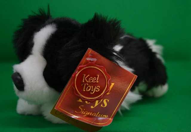 JESSIE THE BORDER Collie Soft Toy Keel Toys Size 25 cm 6.99