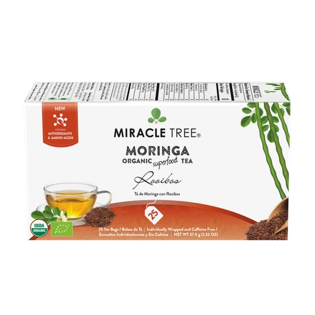 Miracle Tree - Organic Moringa Tea: Rooibos