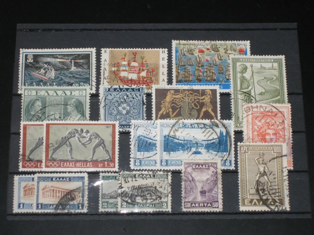 Briefmarken Europa Lot 100: Griechenland ʘ gestempelt - aus alter Sammlung
