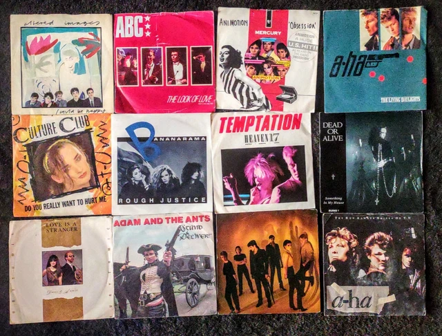 80s Synth Pop New Wave 7 Vinyl 45 Singles All Listed Choose Any 3