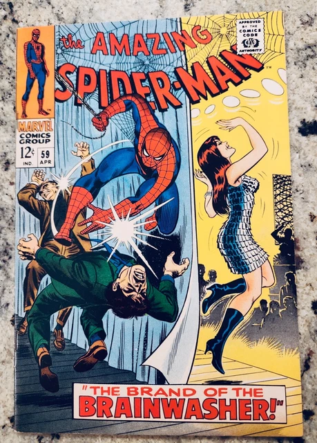 23-291: Amazing Spider-Man # 59, 1968, VF/NM 9.0! 1st MARY JANE cover! BONUS!