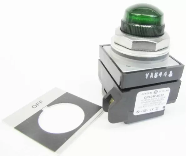 Neuf Ge CR104PLG32GA2 120V Arrêt Vert Lentille Transformer Pilote Lumière Pointe