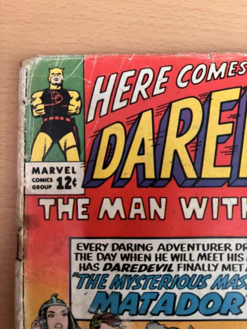 Daredevil No 5 (1964). 1st App Matador. Silver Age Comic. 2