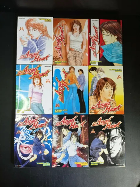 Lot manga Angel Heart Tsukasa Hojo Seinen Panini VF 9 Tomes City Hunter univers