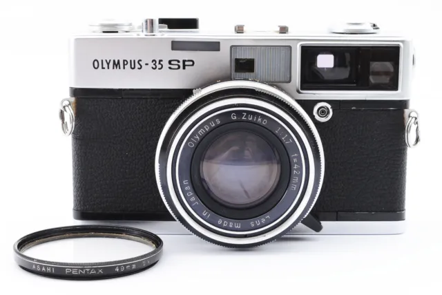 All works! [Exc+4] OLYMPUS 35 SP 42mm f/1.7 Rangefinder film Camera From JAPAN