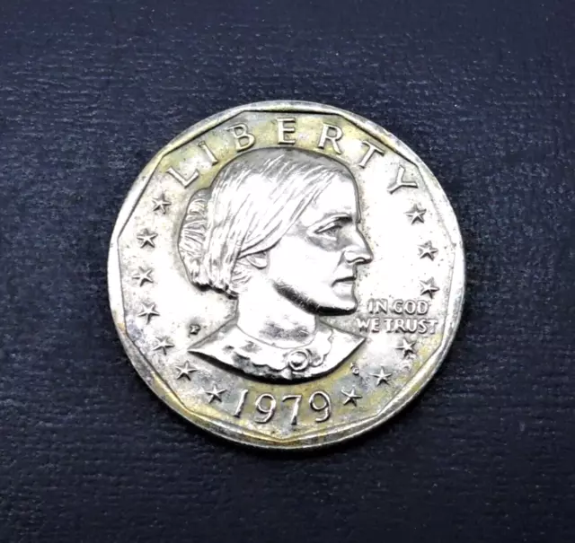 Susan B Anthony One Dollar 1979 Coin by Frank Gasparro Rare Mint Silver Dollar