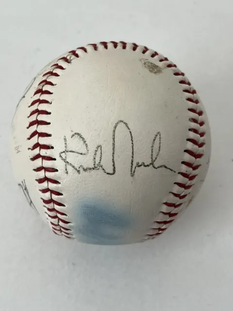 Autographed Baseball - Multiple HOF MLB Signatures Kirk Gibson Alan Trammell etc