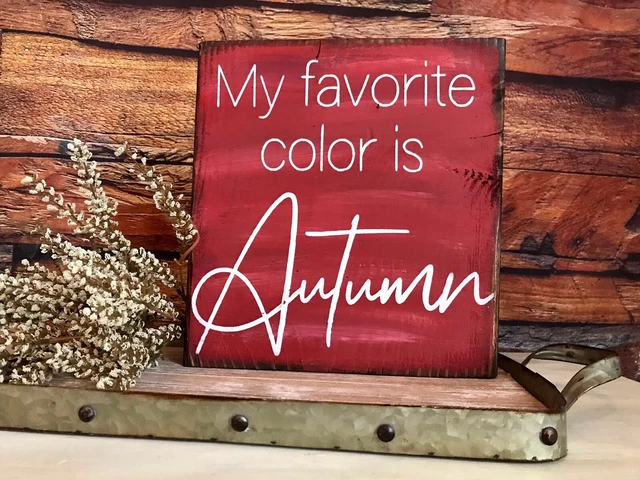 Autumn Is My Favorite Color By Judy Condon - Rustic Fall Home Decor Book With Country Styling Ideas