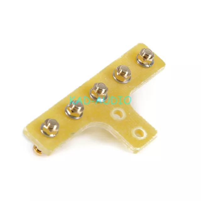 2pcs Terminal Strip Turret Tag 5Lugs Board Audio Guitar Tube Amplifier Parts