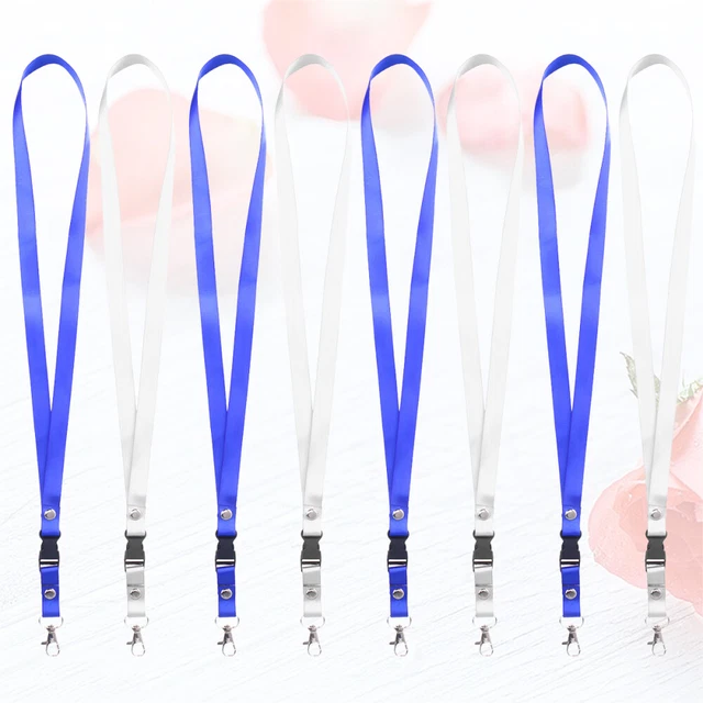 8 PCS Keyring Neck Straps Wrist Lanyard Band Lanyards ID Badge Lanyard