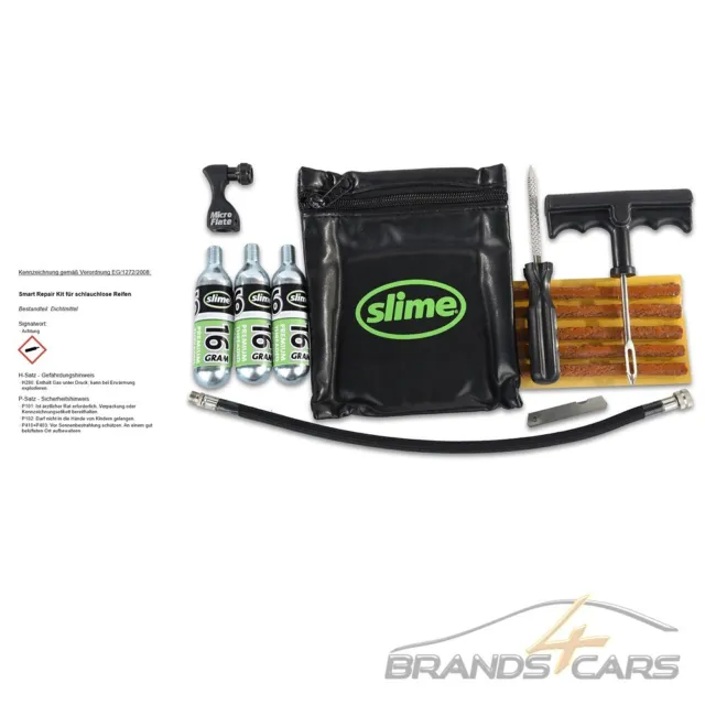 Slime Smart Repair Kit Per Pneumatici Moto Senza Tubo Quad Atv 51217937