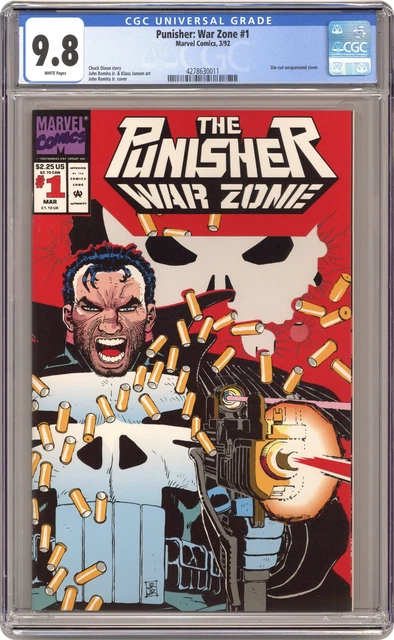 Punisher War Zone #1 CGC 9.8 1992 4278630011