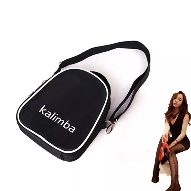 Universal Kalimba Storage Bag Oxford Cloth Inside Cotton Shoulder Portable EL