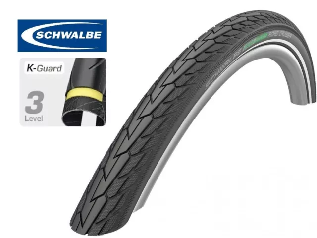 Schwalbe 700c Road Cruiser bike Tyre 47-622 K Guard PUNCTURE PROTECT 700c x45