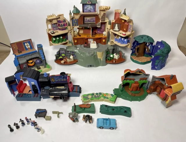 Vintage Mattel Mini Harry Potter Hogwarts Playset Figures Lot Polly Pocket