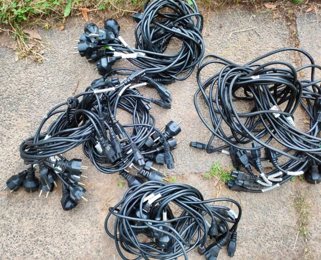 50x Strom Netzteil Kabel Notebook Power Cable Stromkabel MickyMaus 3 PIN Polig 3