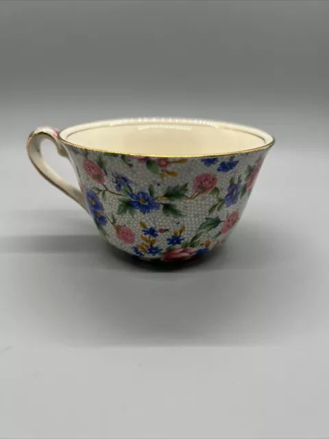 Vintage ROYAL WINTON Grimwades "OLD COTTAGE CHINTZ" Cup  3.75x2”