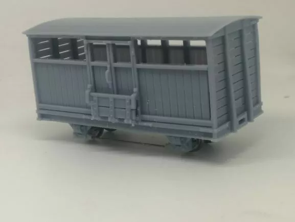 O16.5 O21 Isle of Man Railway 7mm scale Covered Cattle wagon K van Narrow Gauge