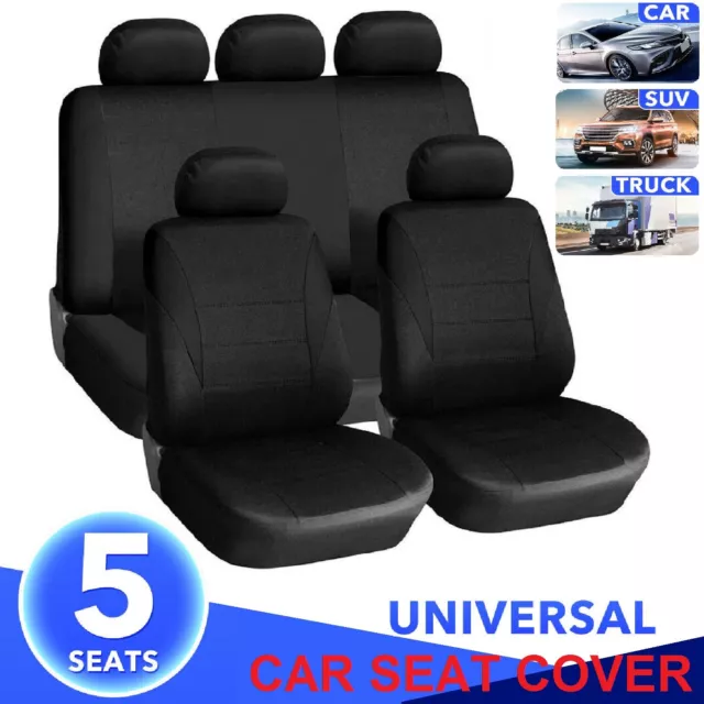 UNIVERSAL CAR SEAT Covers Set Full Front Back Seat Cover Rest