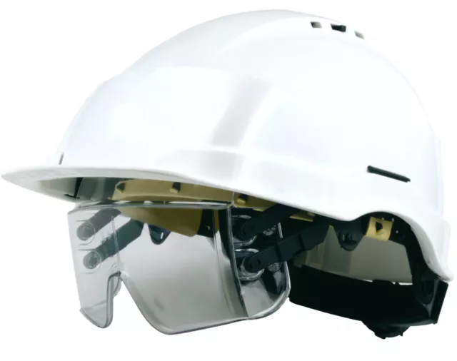 Auboueix IRIS2 Schutzhelm mit Gesichtsschutz / Brille Helm Schutzhelm Visir NEU