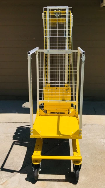 20'8" Max Machine Height Electric Tower Constr. Lift, Electric Fork/Lift+3 BONUS
