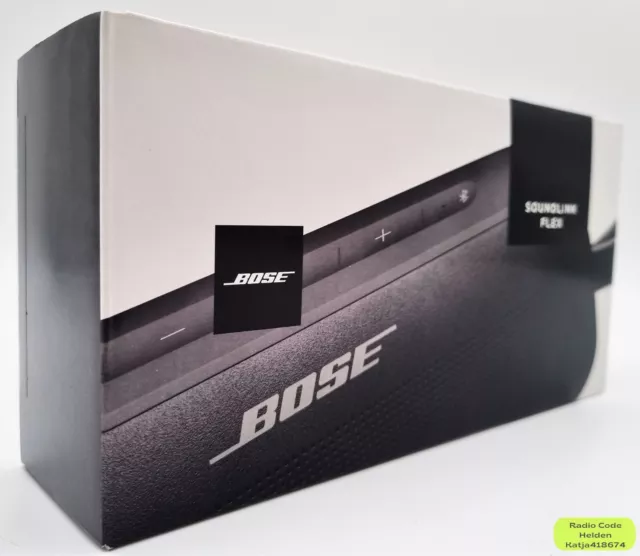 Bose SoundLink Flex tragbarer Bluetooth Lautsprecher Schwarz NEU & OVP