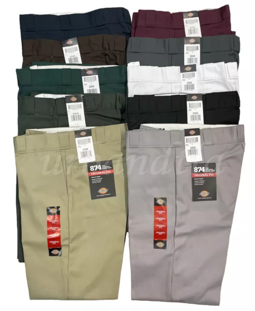 Men's Dickies 874 Pants Original Fit Work Pants Uniform Straight Leg