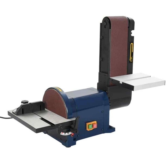 Levigatrice a Nastro e a Disco Elettrica 500 W 200 mm Smerigliatrice vidaXL