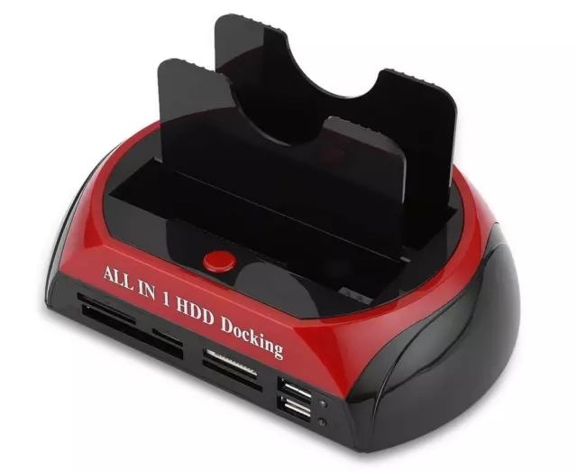 Docking Station Ide Sata 2,5''3,5'' Hard Disk Usb 2.0 3.0 Lettore Microsd Sd Hdd