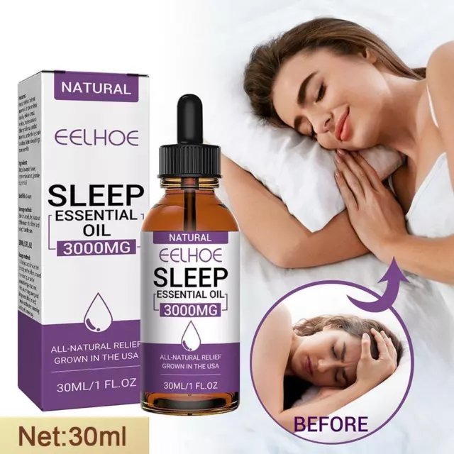 Ayuda para dormir aceite esencial lavanda calmante estado de ánimo alivio ansiedad mejora insomnio