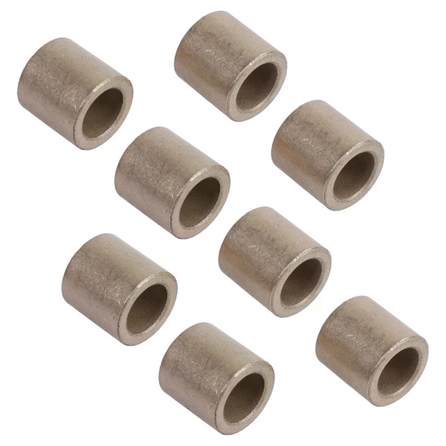 8 Pieces of Oil-Immersed Sintered Bronze Bushing Bearing Sleeve 8X12X12mm T3Z5