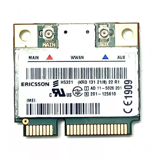 Módem WWAN GSM HSPA 3G Ericsson H5321GW 60Y3297