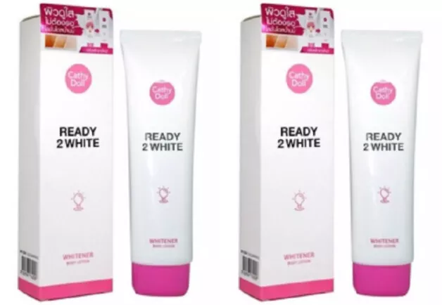 2x 150ml Cathy Doll Karmart Ready 2 White Body Whitening Lotion Brighten One Day