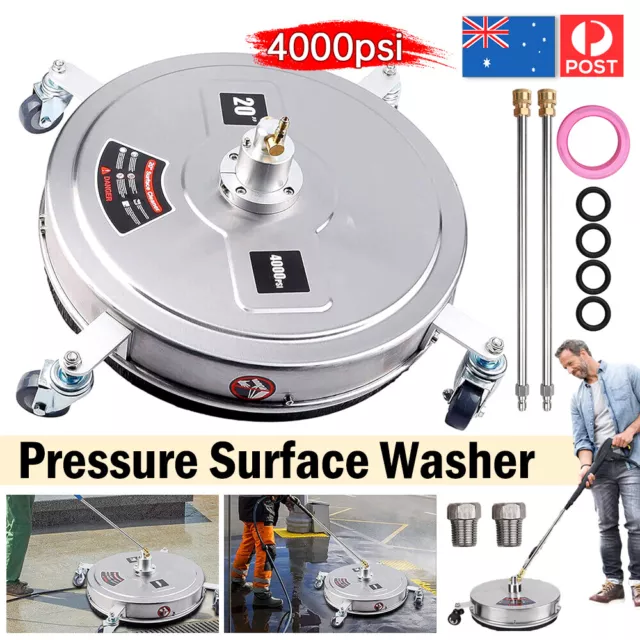 4000 PSI High Pressure Washer Water Surface Cleaner Industrial Grade Heavy Duty