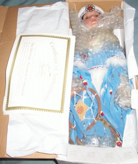 New In Box Heritage Signature Collection Native American Doll NIB Lot D