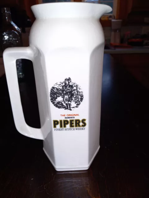 100 pipers scotch pitcher