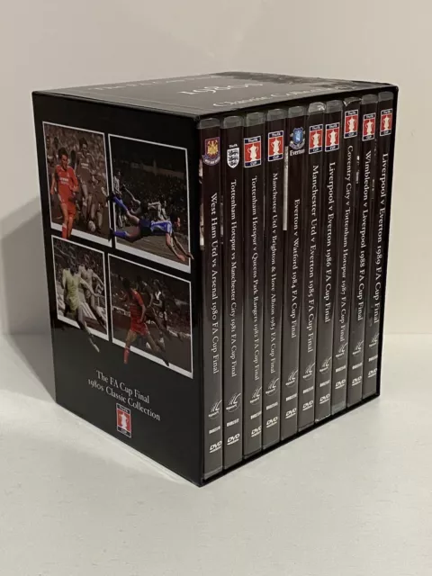 The FA Cup Final 1980’s Classic Collection DVD Box Set - 10 Disc