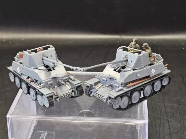 Lot of 2 - German Tank Destroyer Marder III - 1/72 Scale WWII Eastern Front 1943