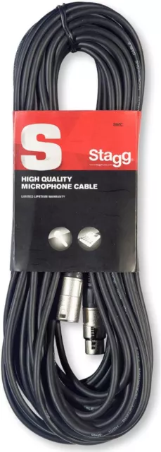 Stagg SMC10 Mikrofon-Kabel (10m, XLR-Buchse-auf-XLR-Stecker) 10m