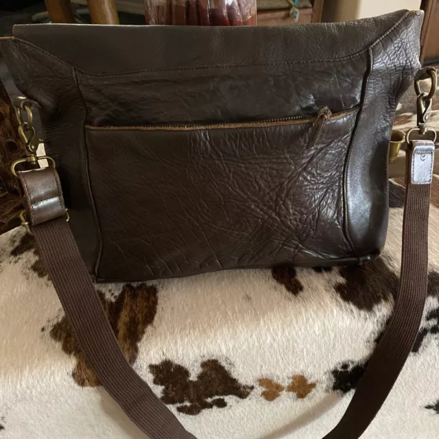 Bed Stu  Quality Leather Crossbody Messenger Brown Bag Excellent Condition