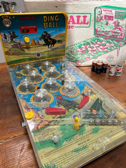 Ancien Flipper Ding-Ball Vintage 🎰 - Jeux & Jouets