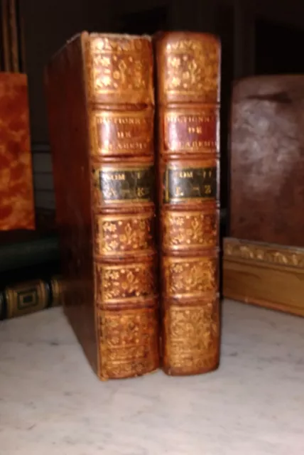 Rel.XVIII° 2/2 vol.- Dictionnaire de l'Académie Françoise, 1778