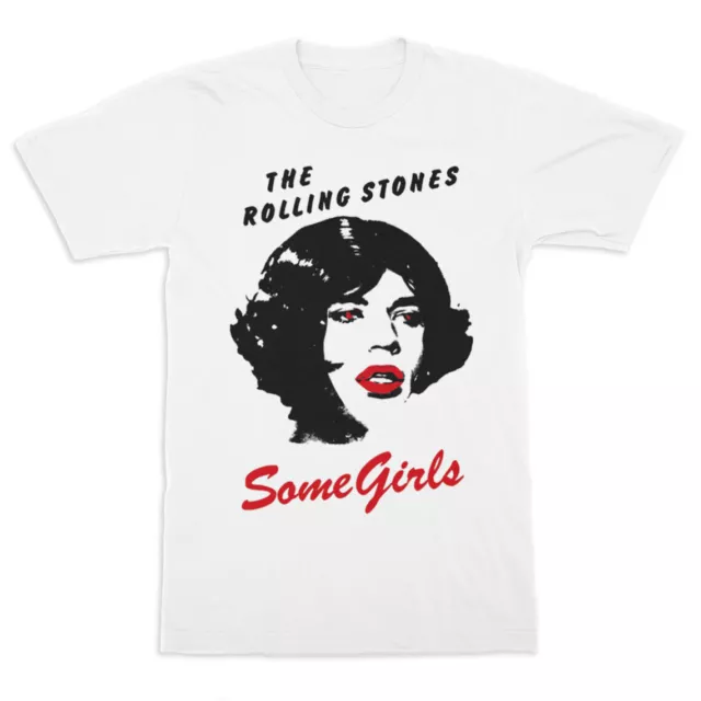 The Rolling Stones Some Girls T-shirt White S-5XL QE30031