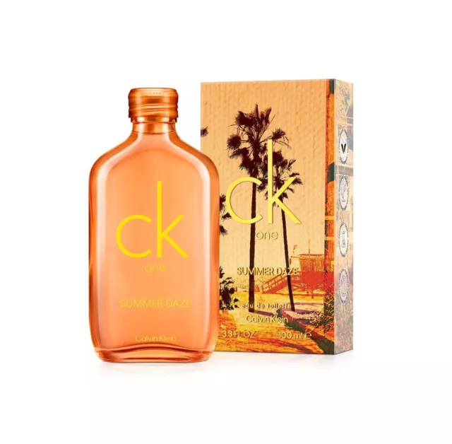 Calvin Klein CK One Summer Daze 3.3 oz EDT spray womens perfume 100ml NIB