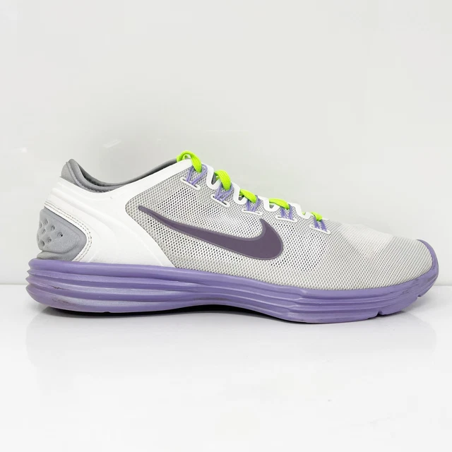 Nike Womens Lunar HyperWorkout 529951-100 Gray Running Shoes Sneakers Size 10.5